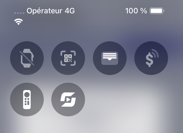 Leexi button in the Control Center