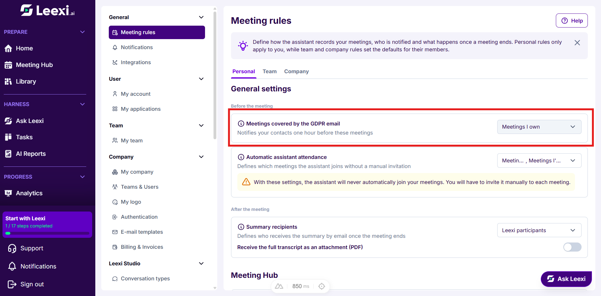 GDPR-email-meeting-rules