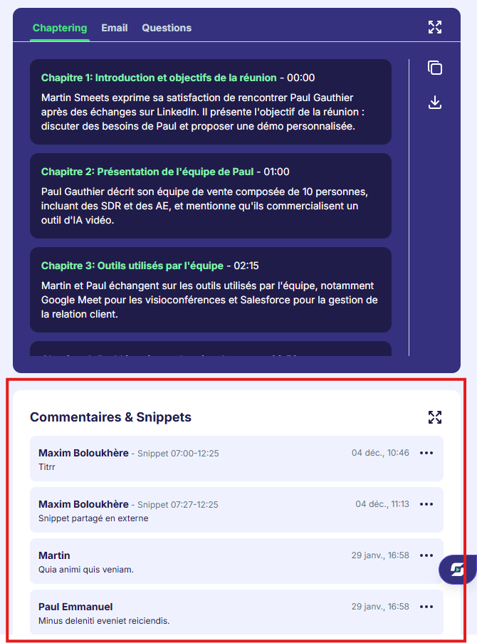 Commentaires