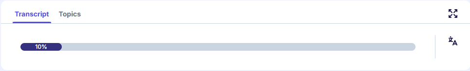 Progression de la traduction